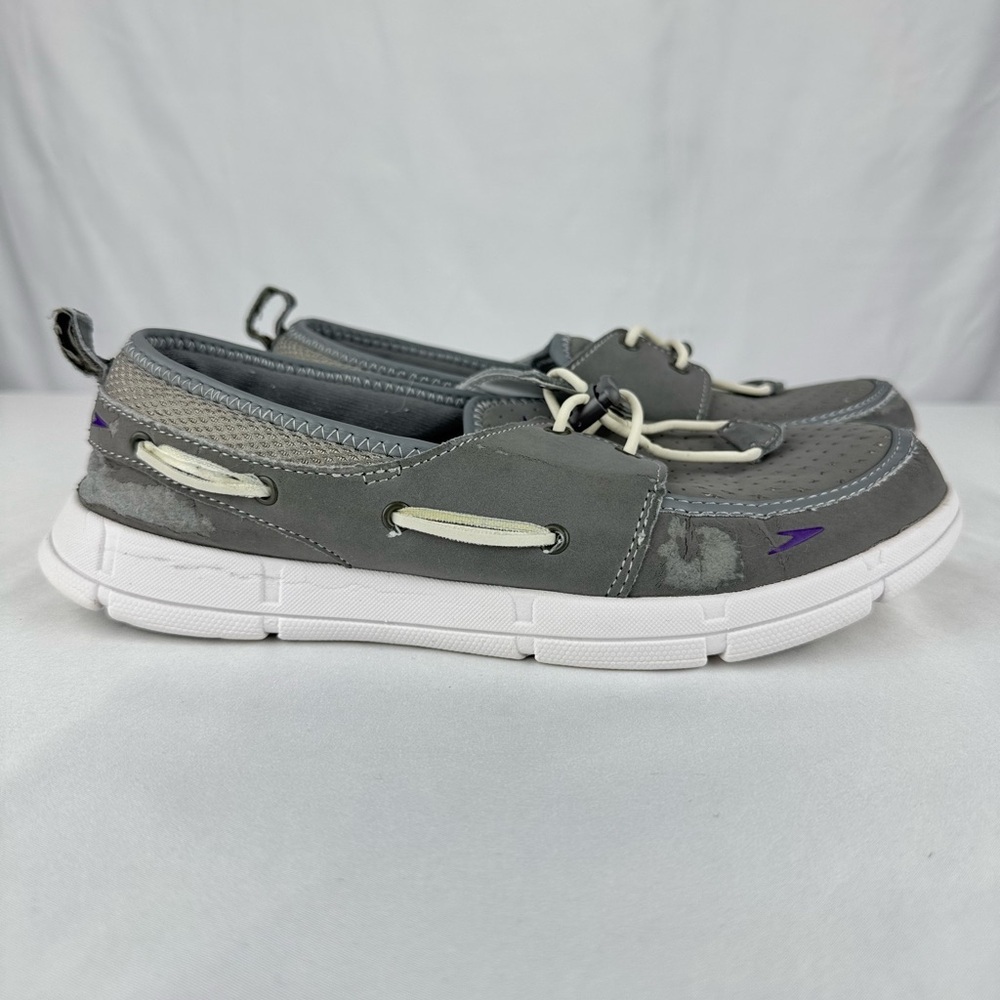 Speedo Gray Port Water Boat Shoes for Women - Picture 6 of 8